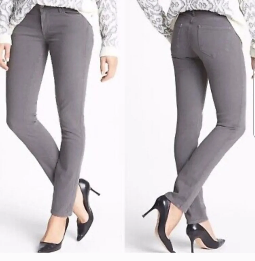 PAIGE Charcoal Denim Jeans - Picture 1 of 6